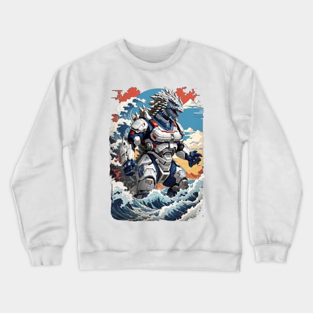 Godzilla Crewneck Sweatshirt by Kayano